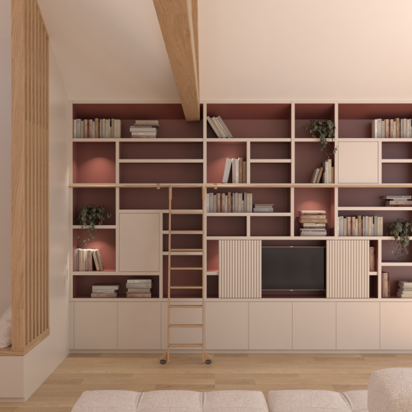 bibliothèque sur-mesure